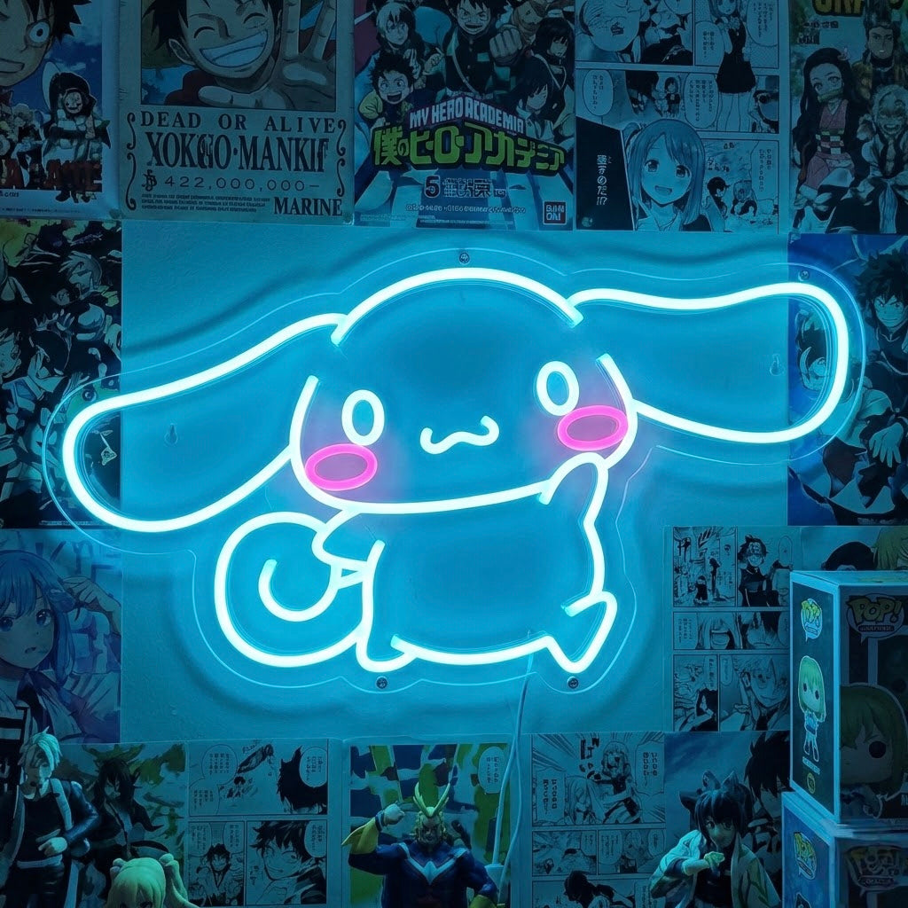 "Anime De Cinnamoroll" Letreros Neon