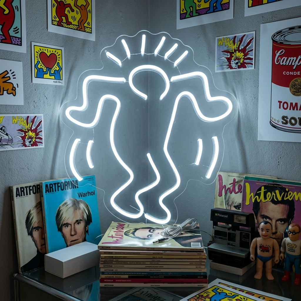 "Chico Bailando" Letreros Neon