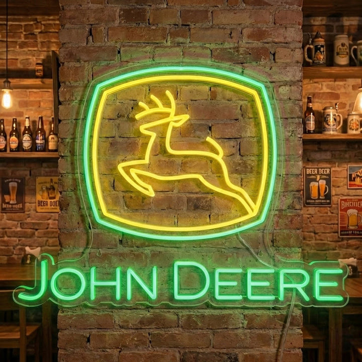 "John Deer" Letreros Neon
