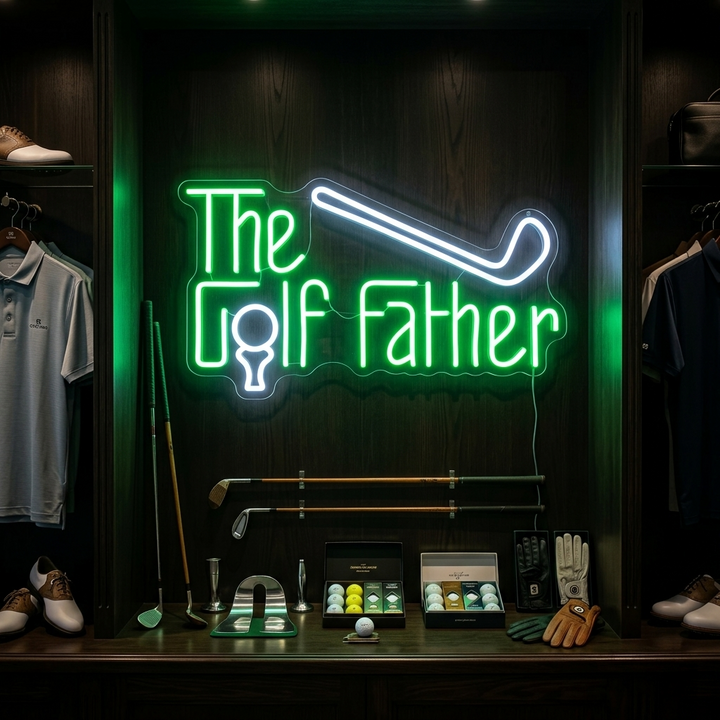 "The Golf Father" Letreros Neon
