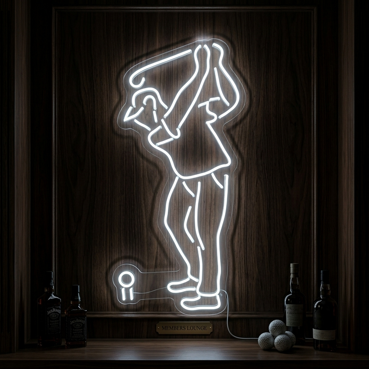 "Jugador De Golf" Letreros Neon