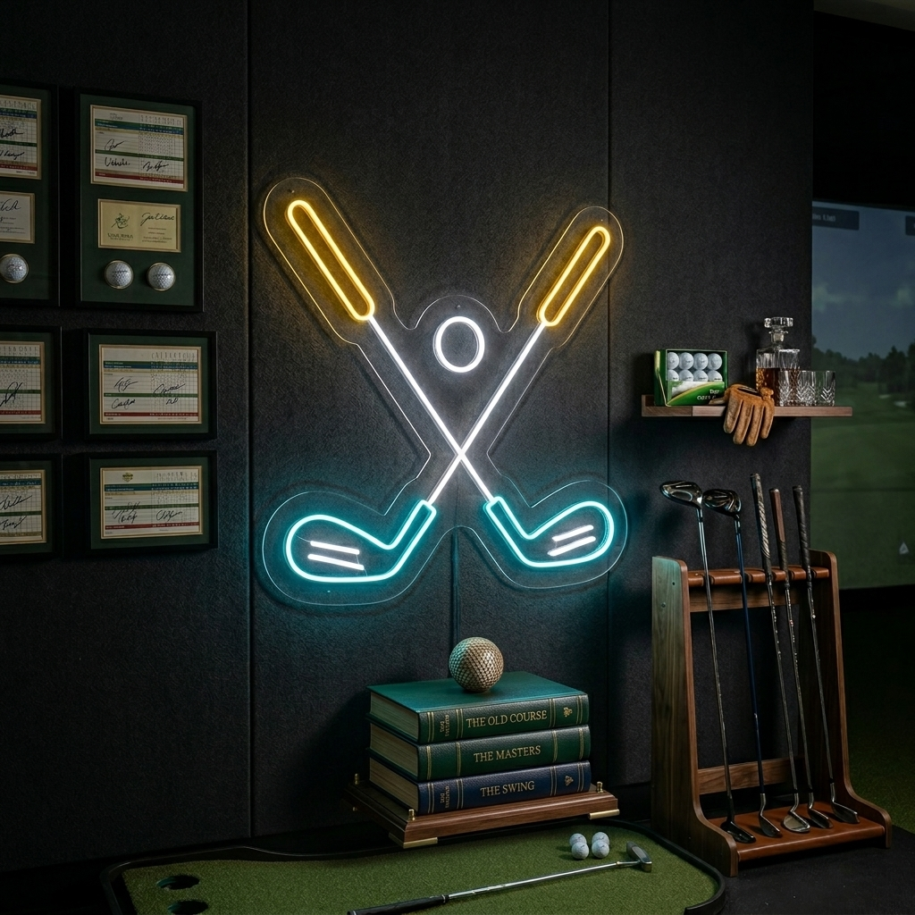"Pelota De Golf" Letreros Neon
