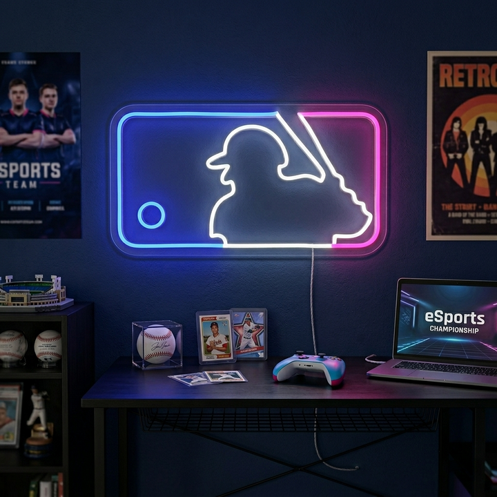 "Juego De Béisbol" Letreros Neon