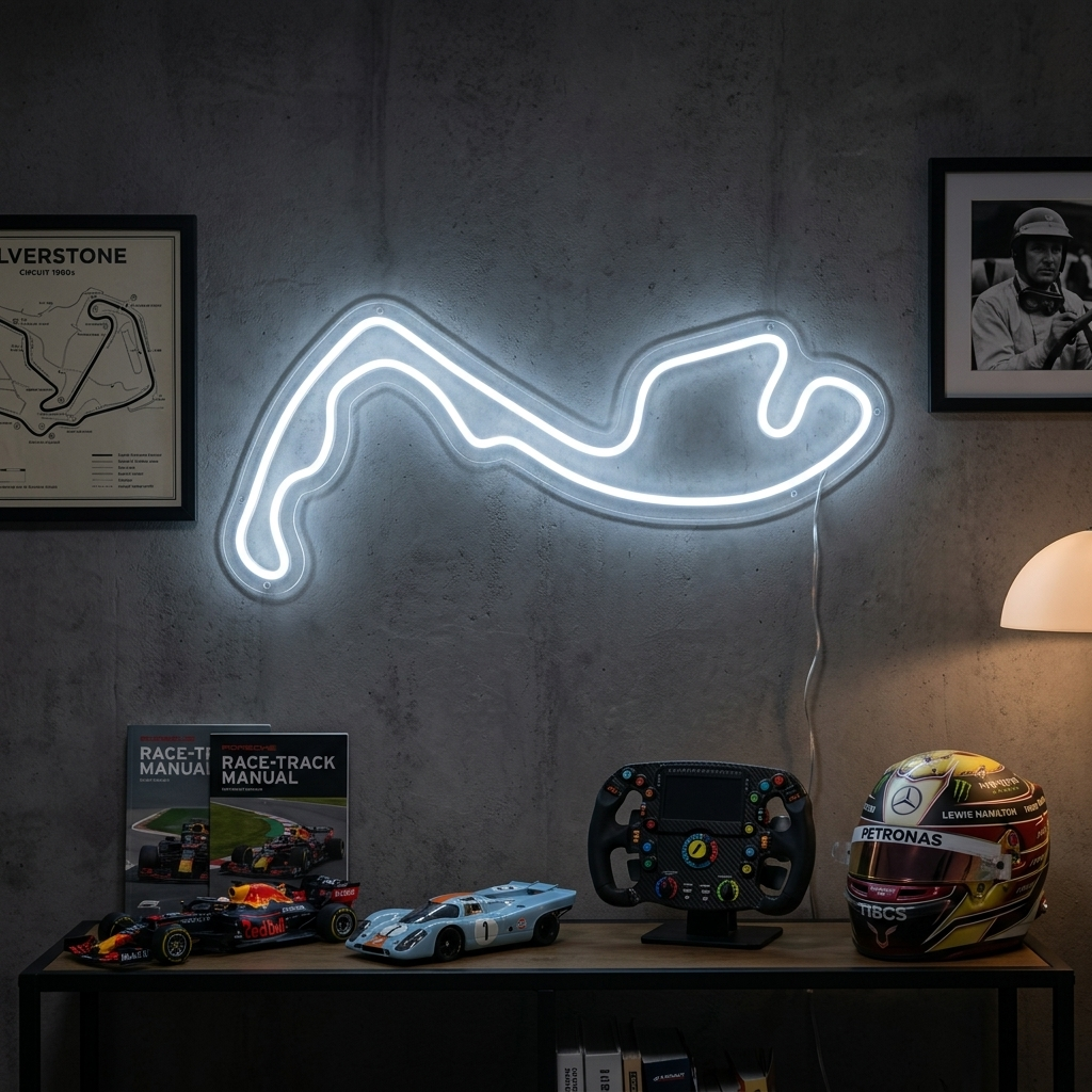 "Circuito De F1 De Mónaco" Letreros Neon