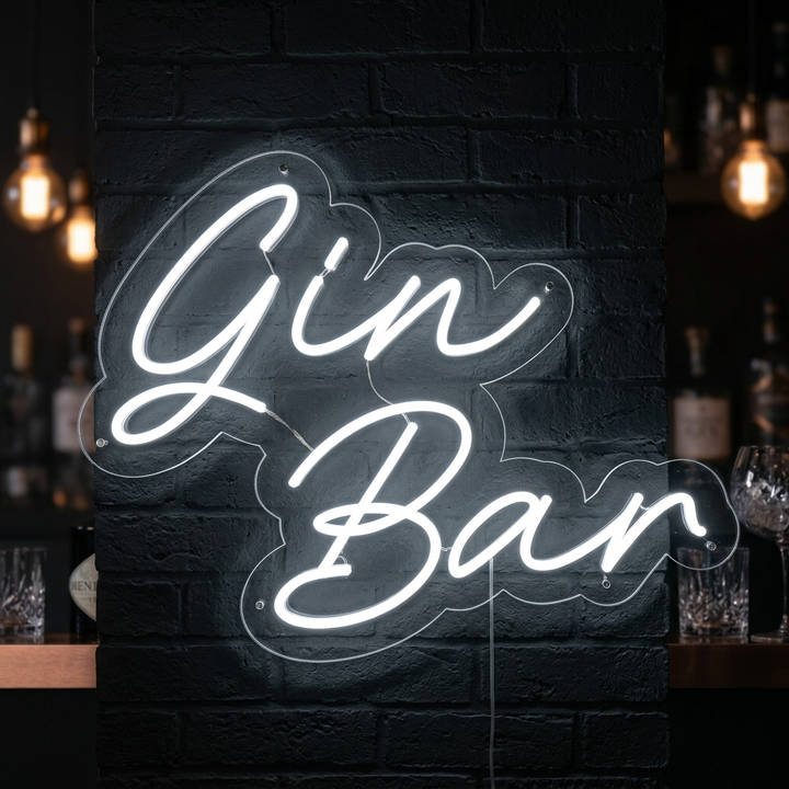 "Gin Bar" Letreros Neon