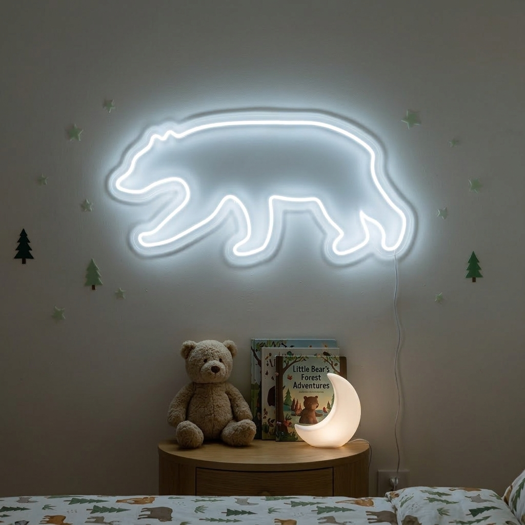 "Oso" Letreros Neon