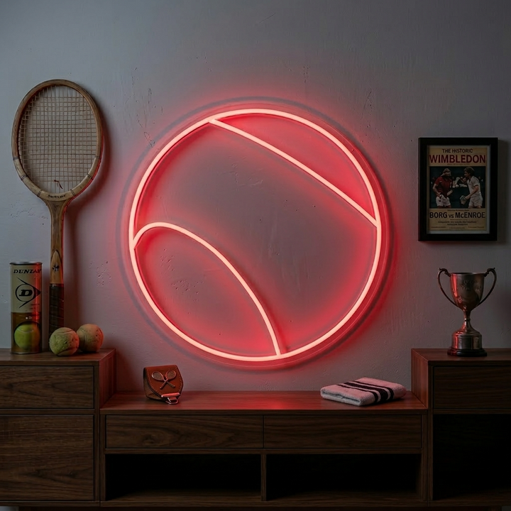 "Pelota De Tenis" Letreros Neon