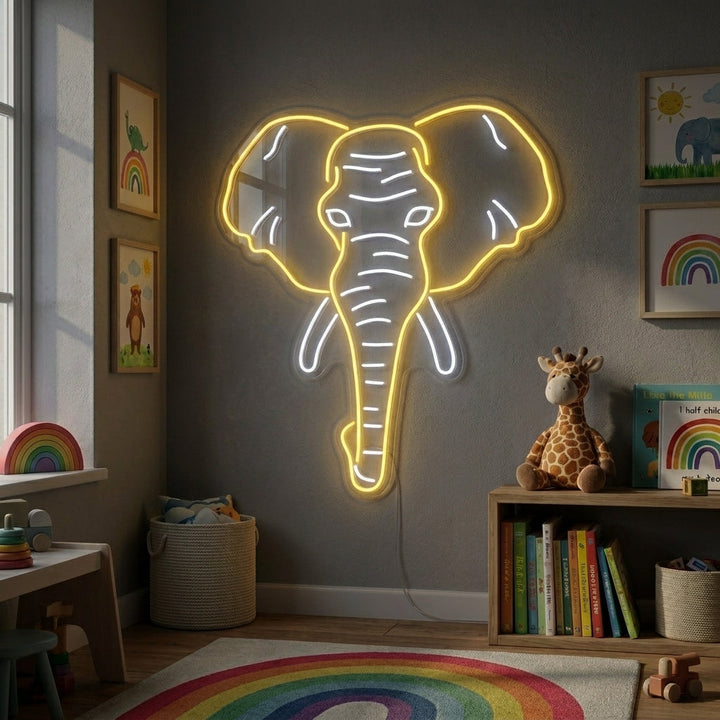 "Elefante" Letreros Neon