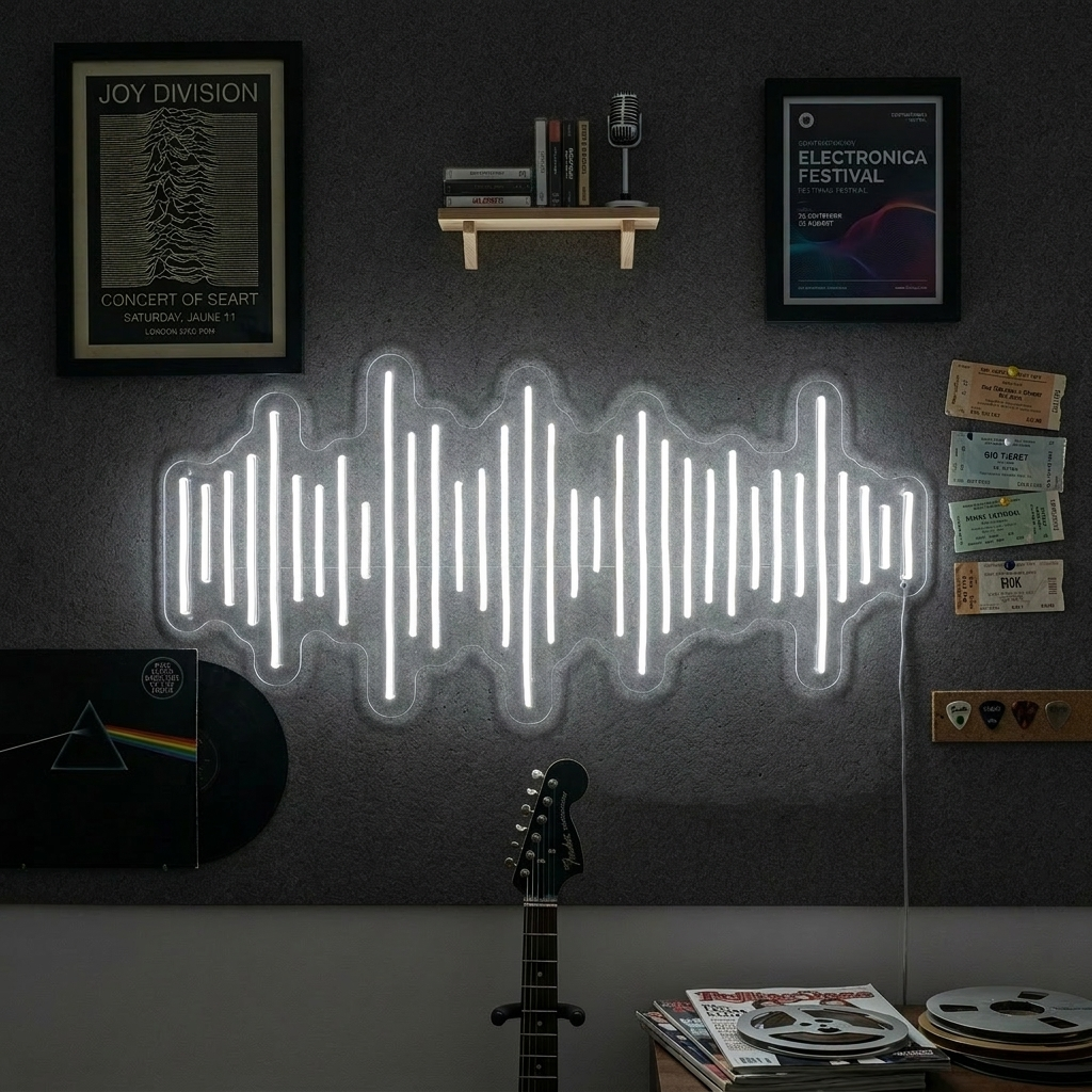"Ondas Musicales" Letreros Neon