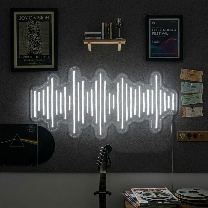 "Ondas Musicales" Letreros Neon