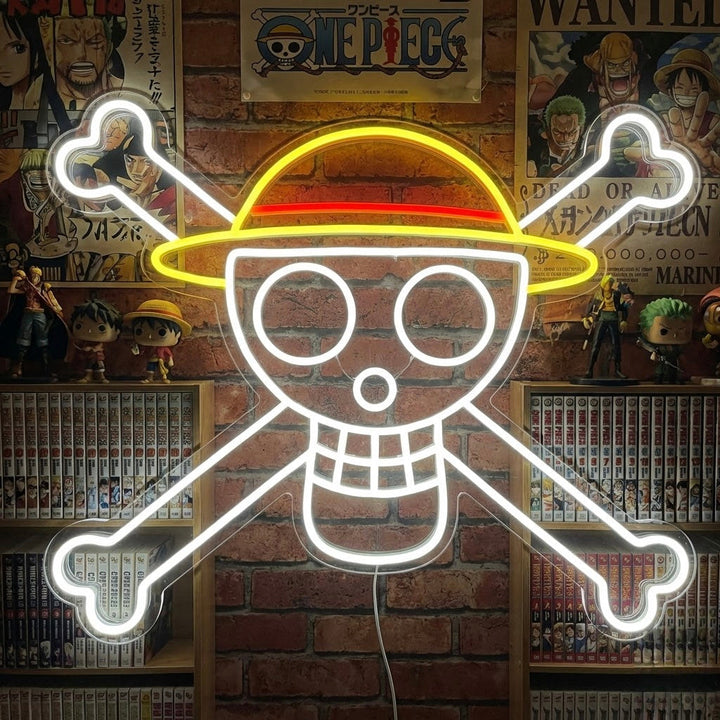 "Anime De One Piece" Letreros Neon