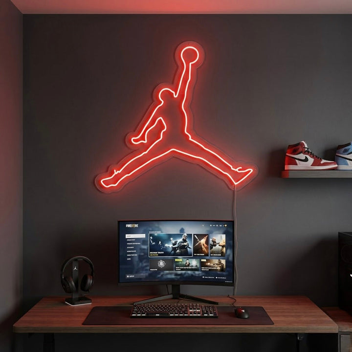 "Jumpman" Letreros Neon