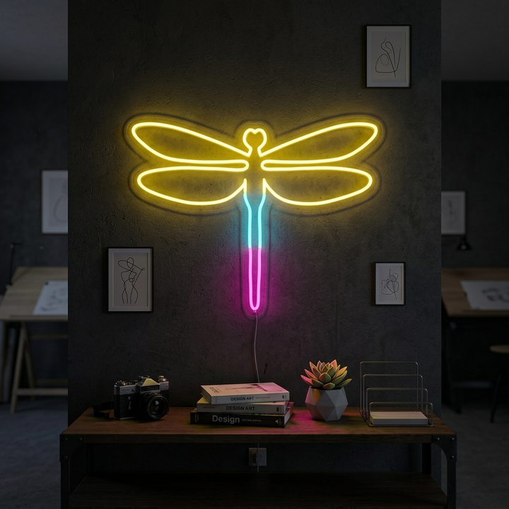"Libélula" Letreros Neon