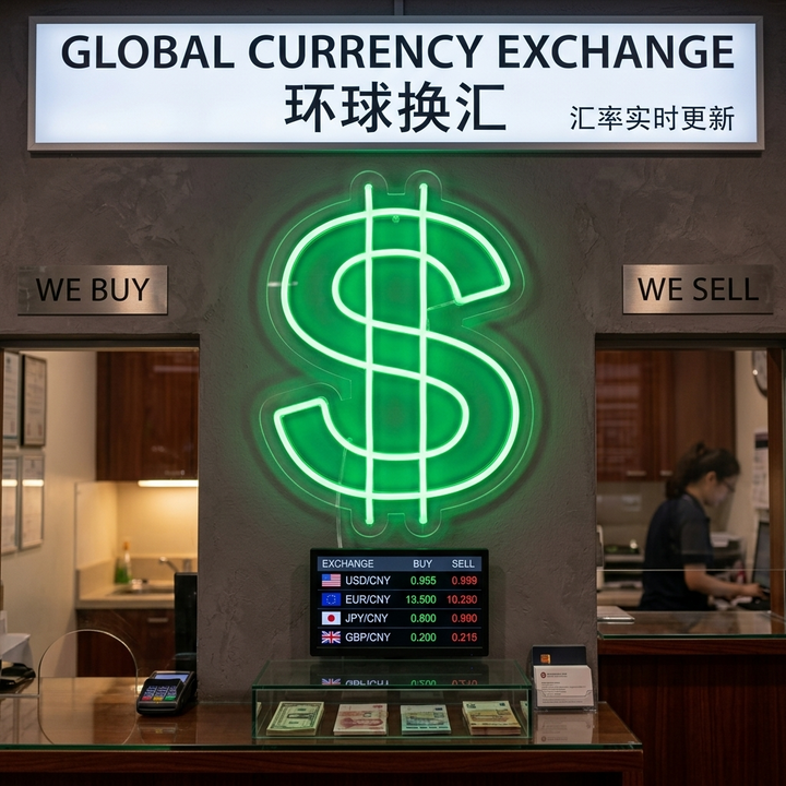 "Símbolo Del Dólar" Letreros Neon