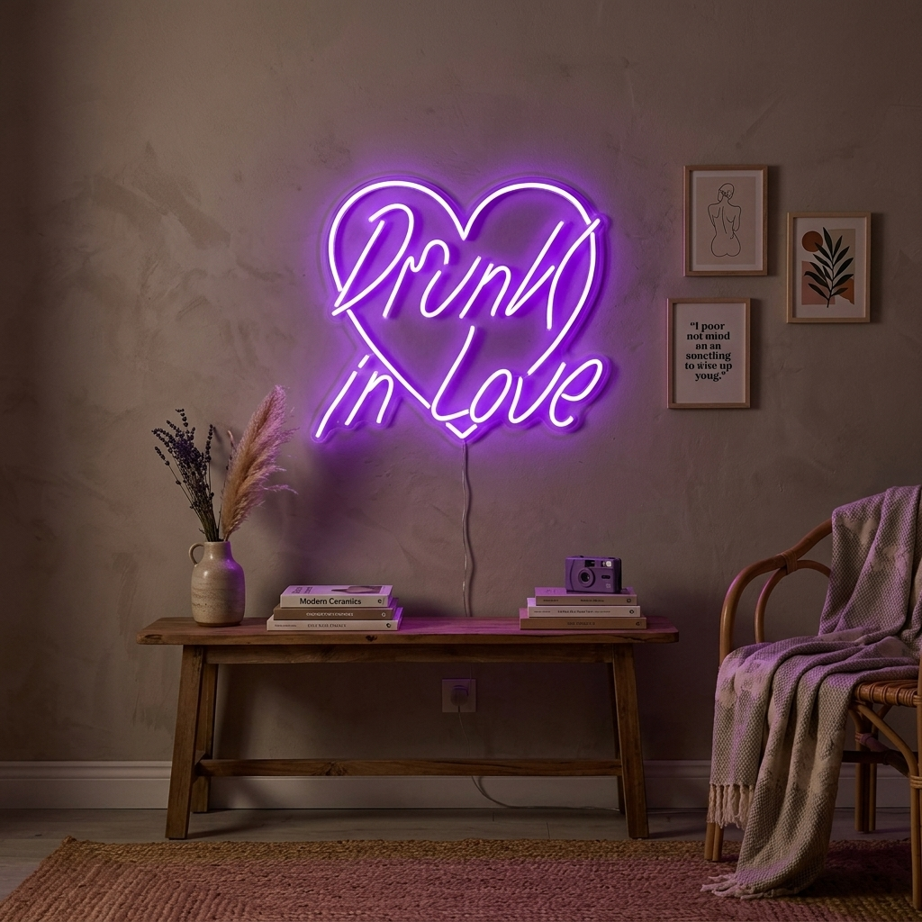 "Drunk In Love" Letreros Neon