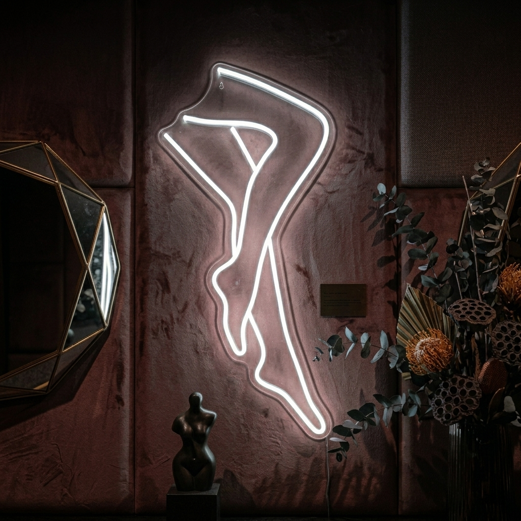 "Sexy Legs Lady" Letreros Neon
