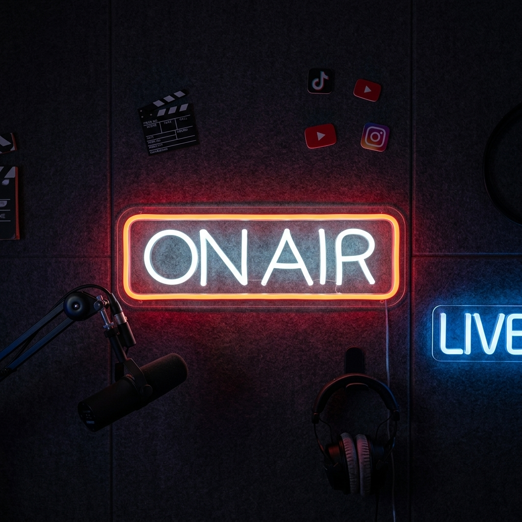 "ON AIR NEON LETTERS" Letreros Neon