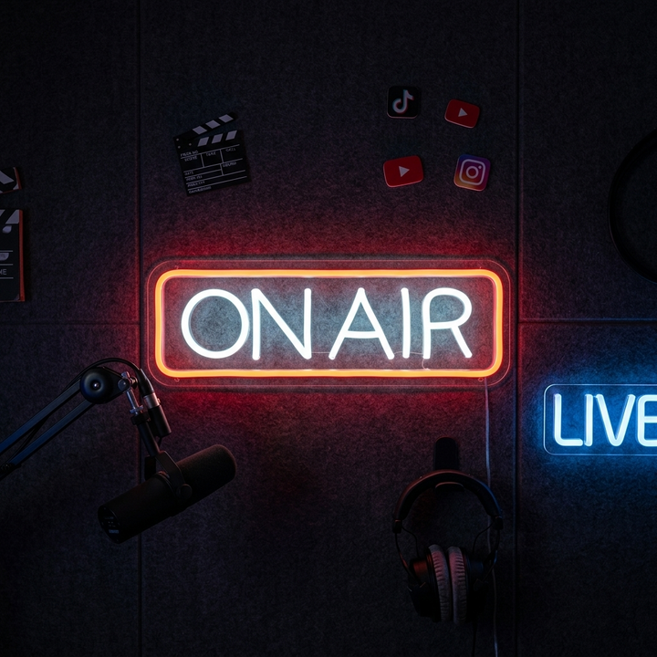 "ON AIR NEON LETTERS" Letreros Neon