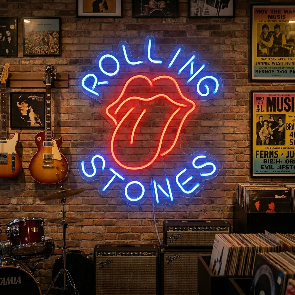 "Rolling Stones" Letreros Neon