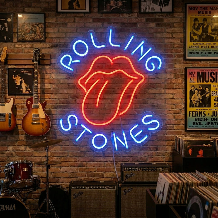 "Rolling Stones" Letreros Neon