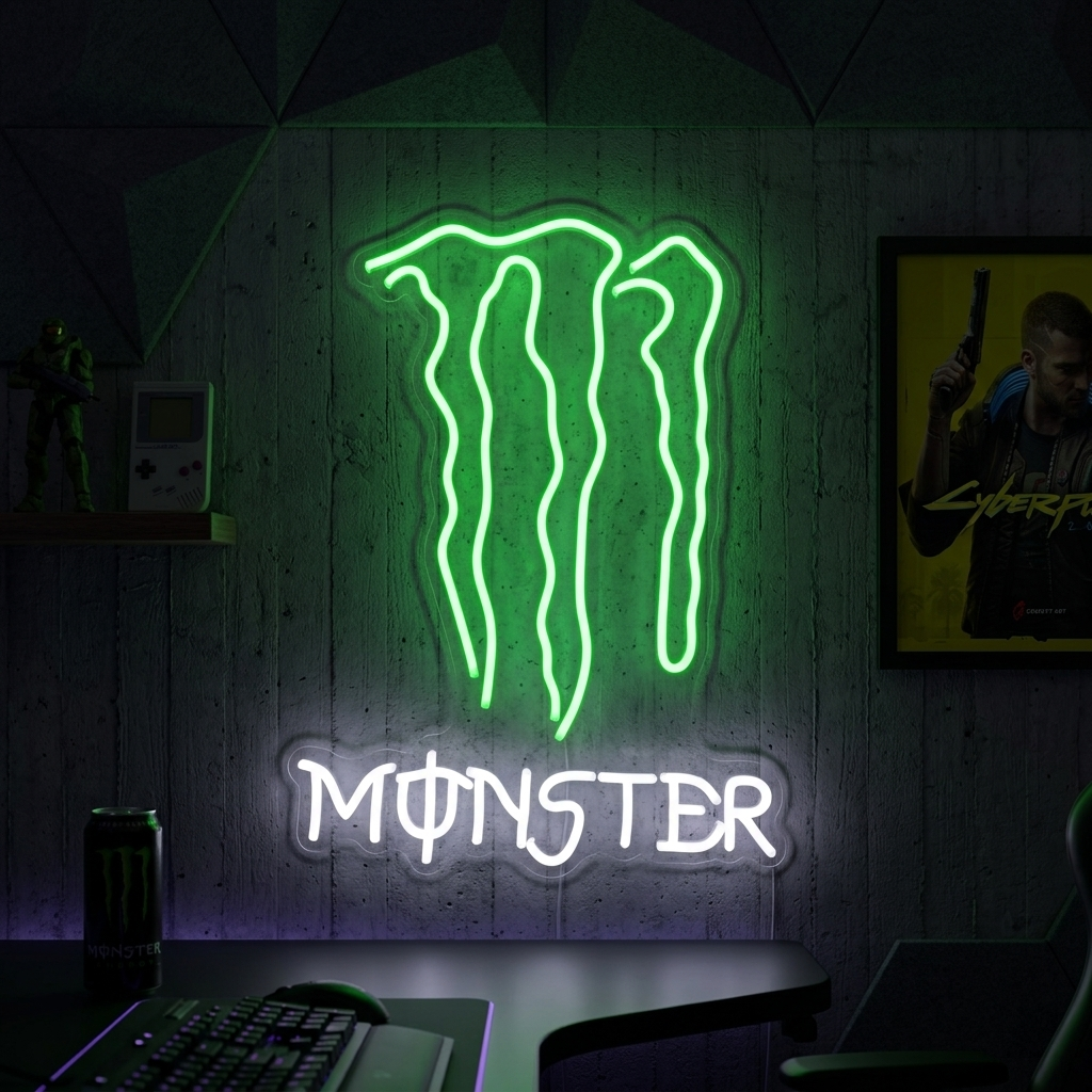 "Monster" Letreros Neon