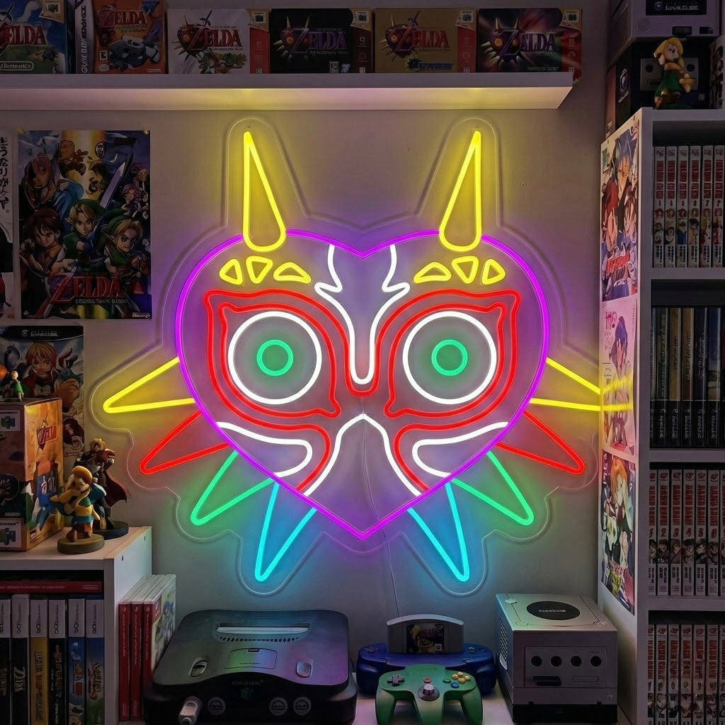 "Mascara De Majoras" Letreros Neon