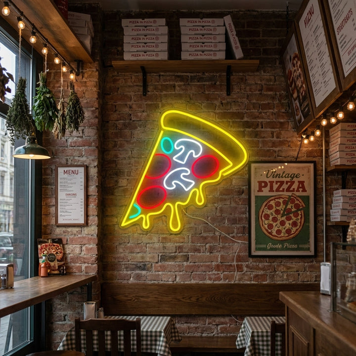 "Pizza Goteante" Letreros Neon