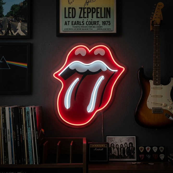 "Rolling Stones" Letrero de neón