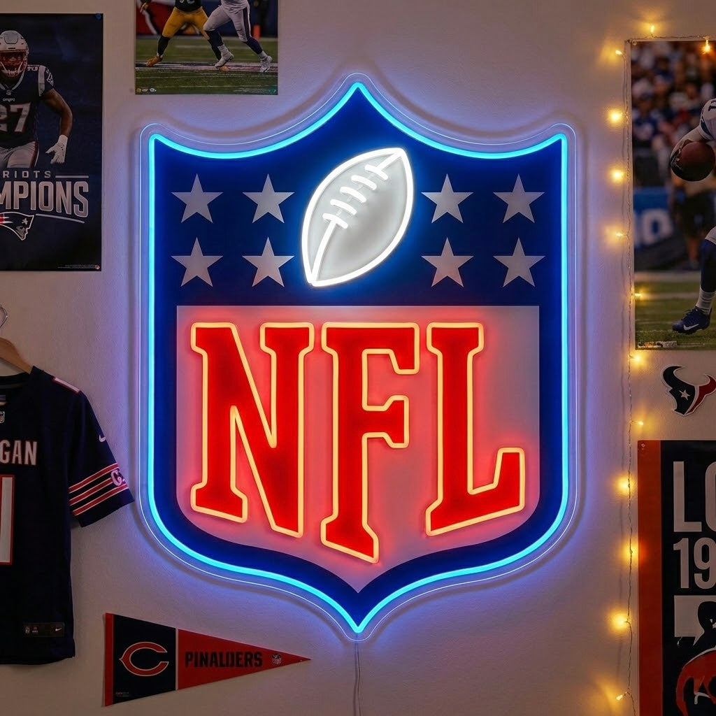 "Nfl Logo" Letrero de neón