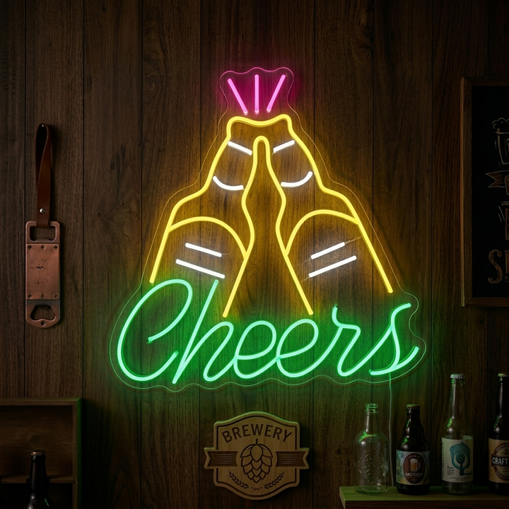 "Cheers" Letrero de neón
