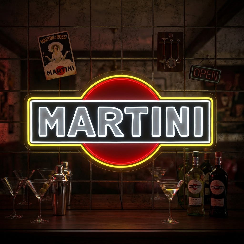 "Martini Logo" Letrero de neón