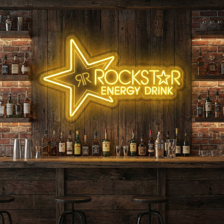 "Rockstar" Letrero de neón