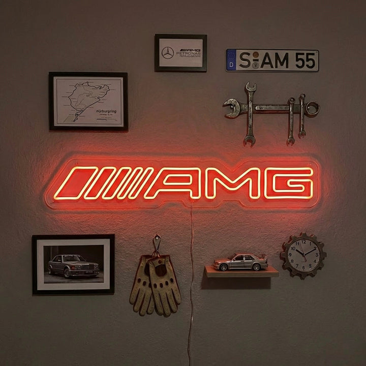 "AMG" Letrero de neón