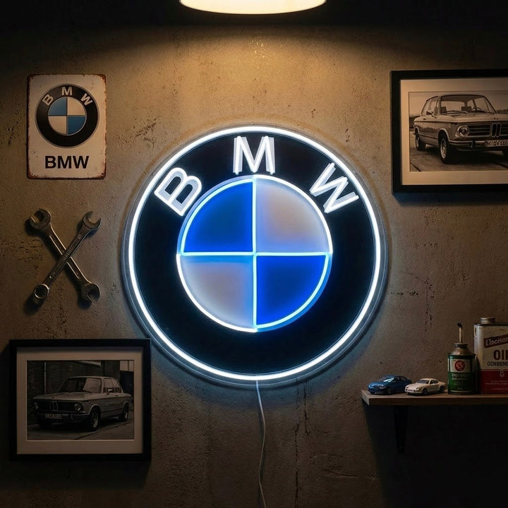 "BMW" Letrero de neón