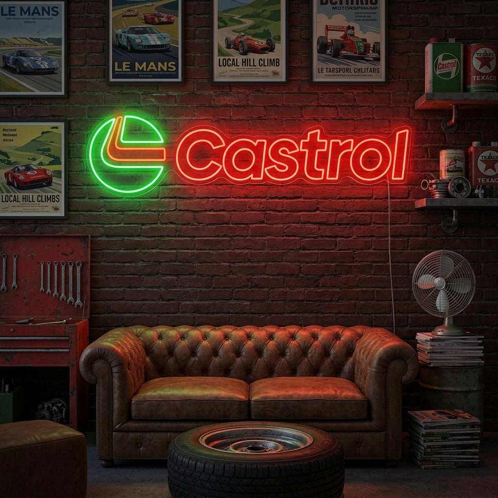 "Logo Castro" Letrero de neón