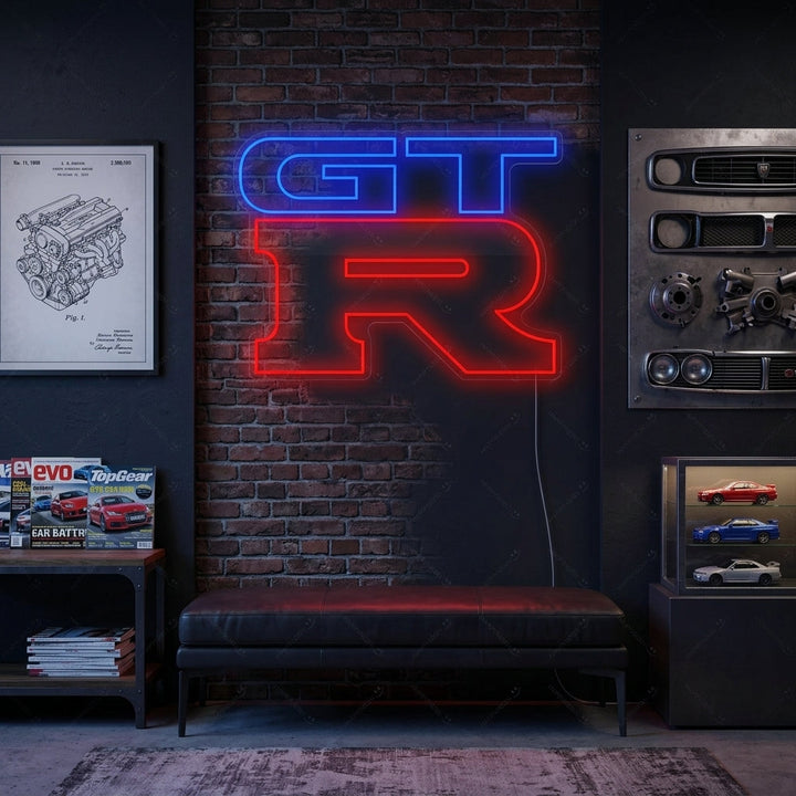 "GTR Logo" Letrero de neón