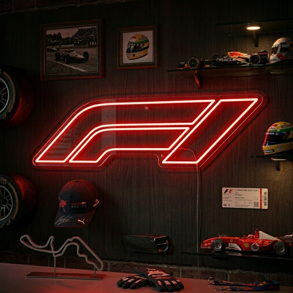 "Logotipo F1" Letrero de neón