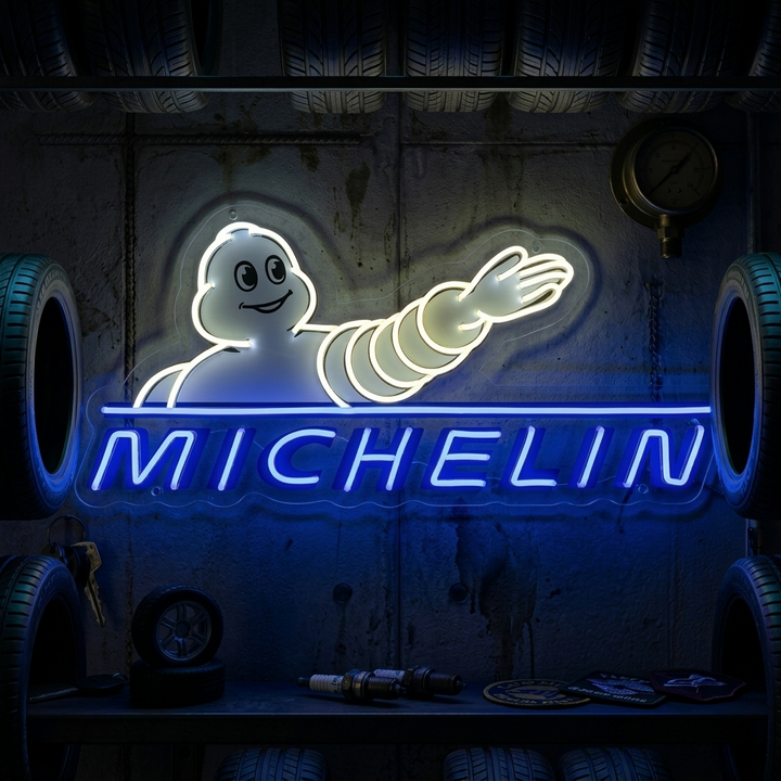 "Logotipo Micheli" Letrero de neón