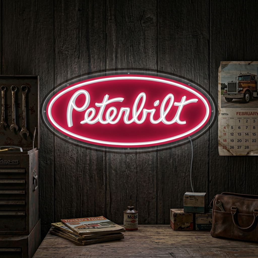 "Logotipo Peterbil" Letrero de neón