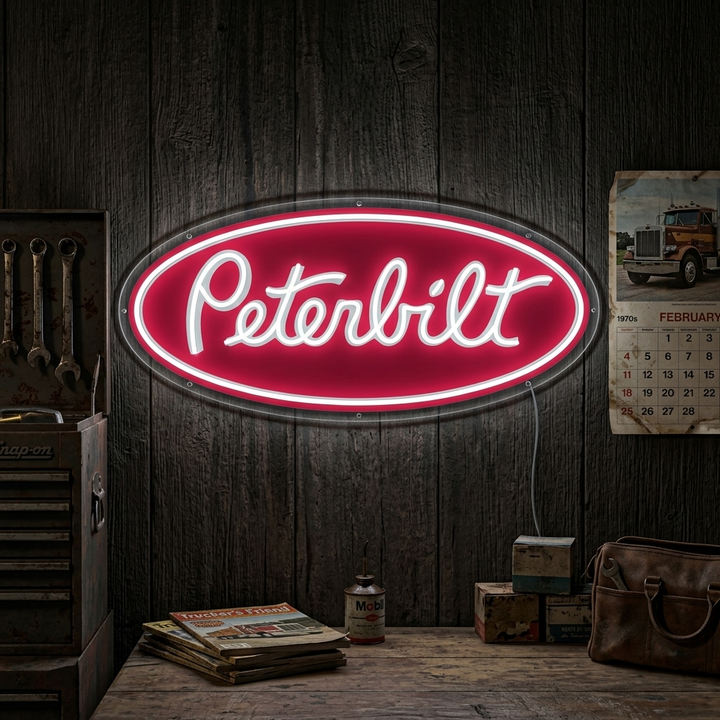 "Logotipo Peterbil" Letrero de neón