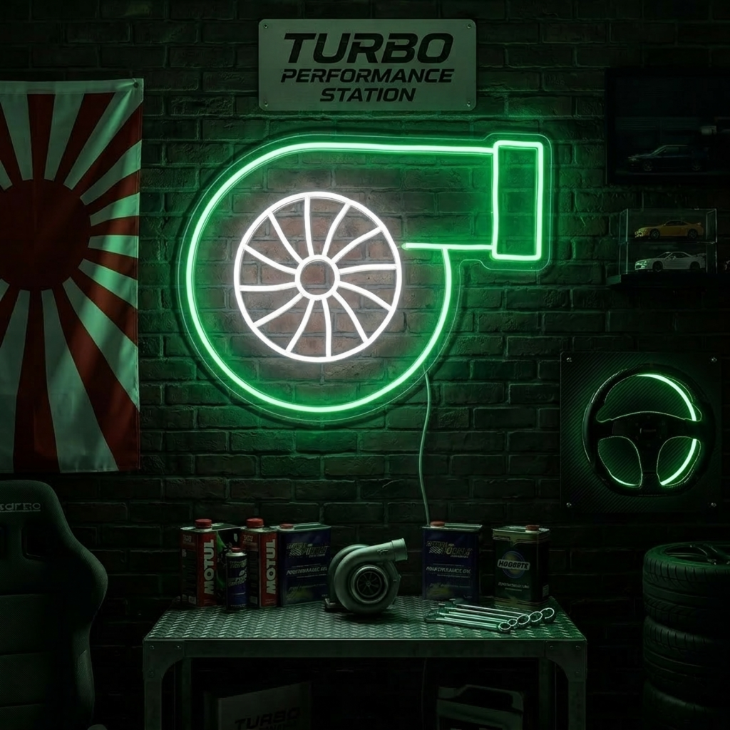 "Turbo" Letrero de neón
