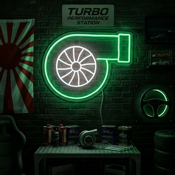 "Turbo" Letrero de neón