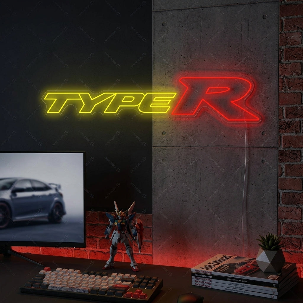 "Type R" Letrero de neón