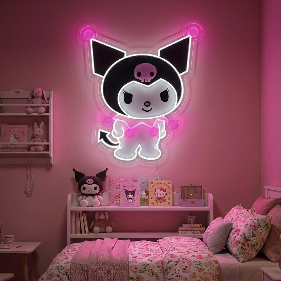 "Kuromi Anime" Letrero de neón