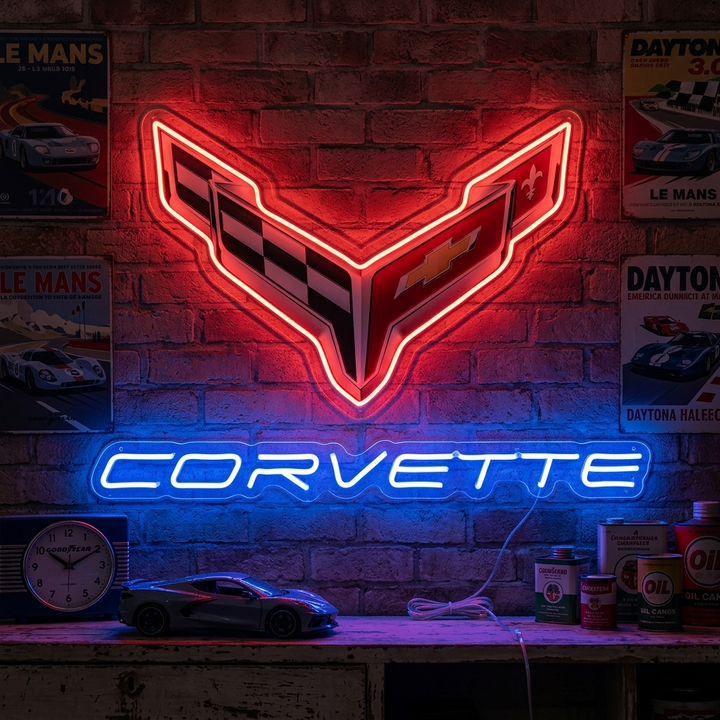 "Corve-Logo" Letrero de neón