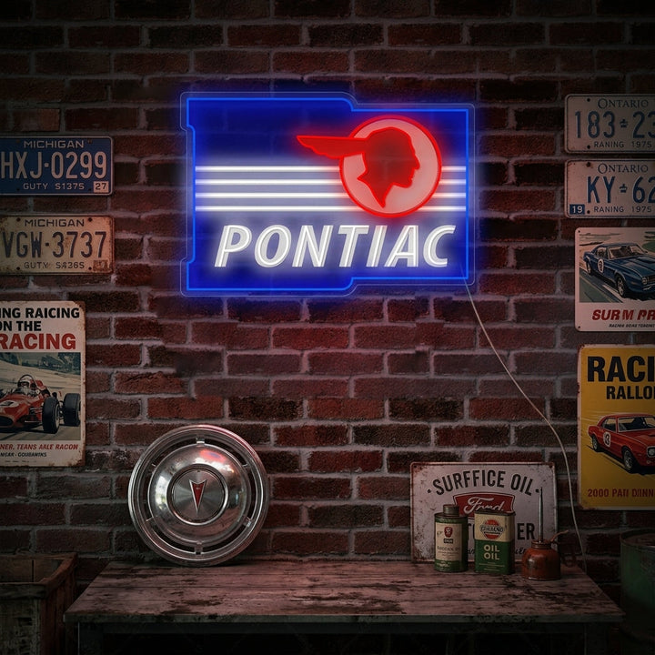 "Ponti-Car" Letrero de neón