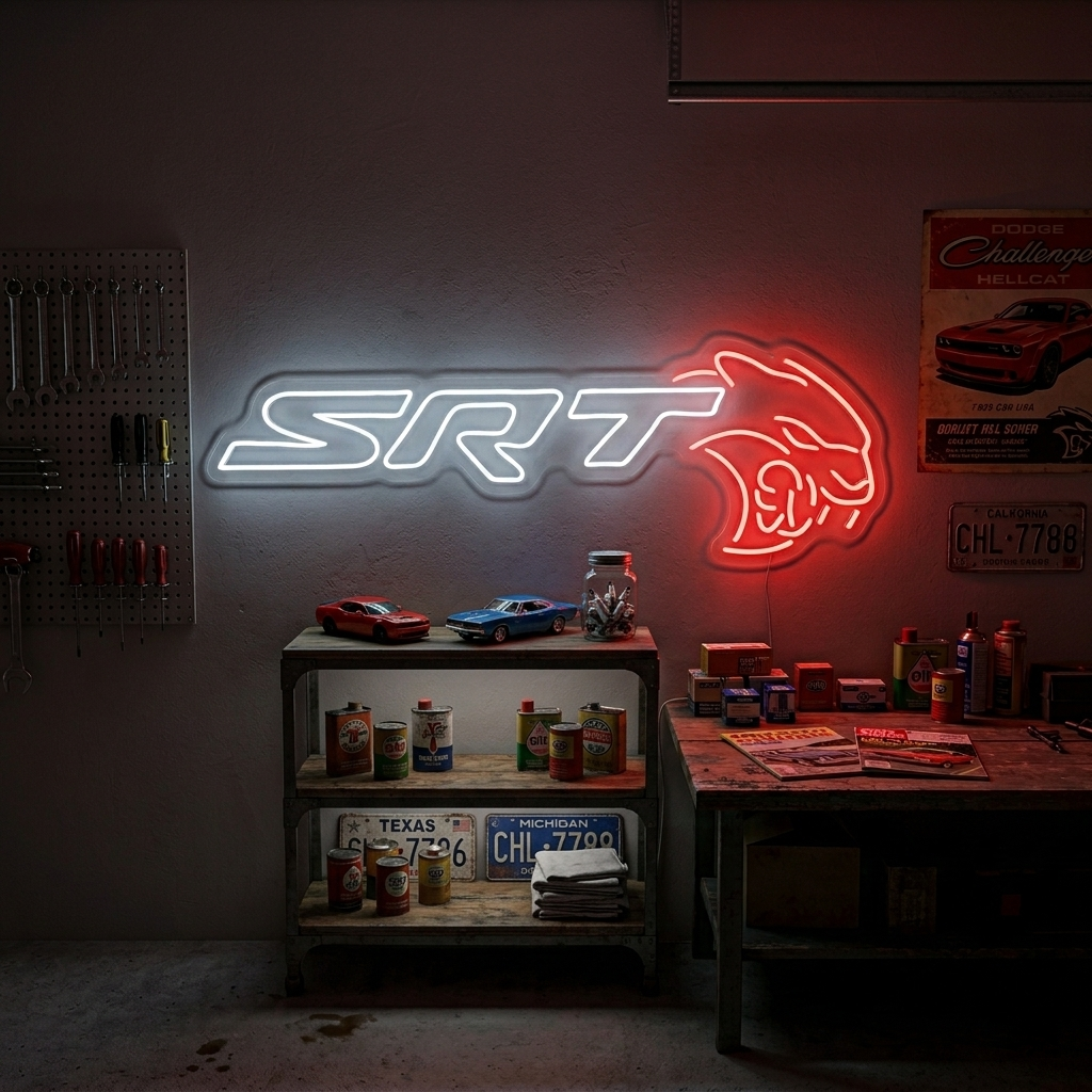 "SRT" Letrero de neón