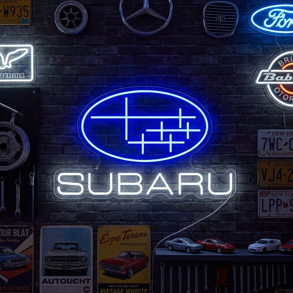 "Car Brand Logo" Letrero de neón