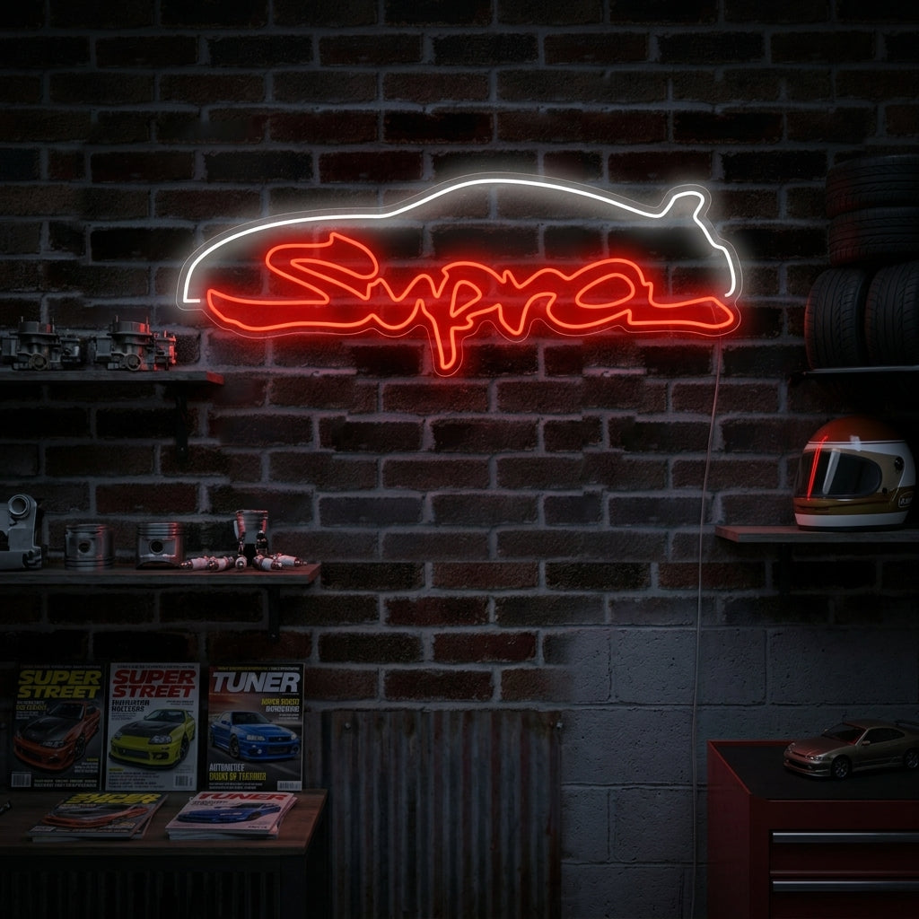 "Supra" Letrero de neón