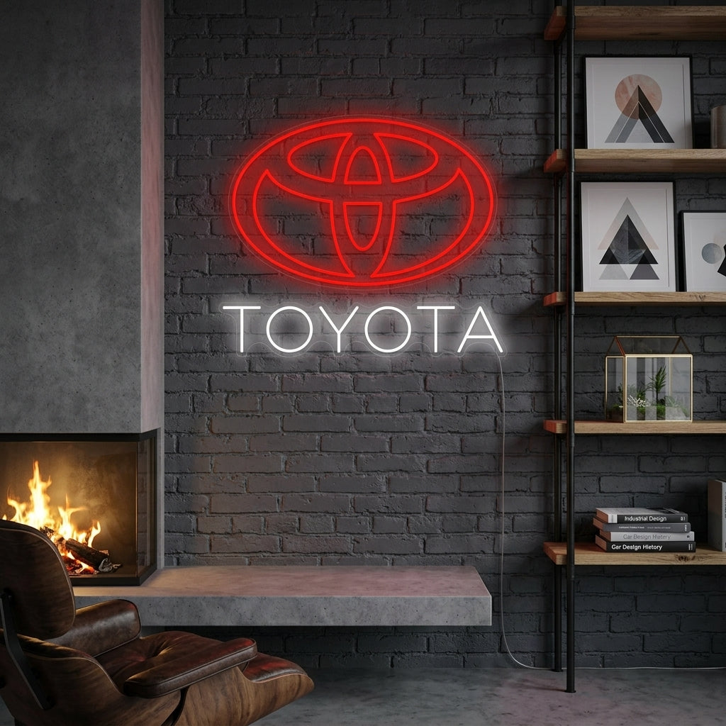 "Toyo-Car Logo" Letrero de neón